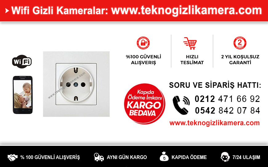 priz wifi kamera