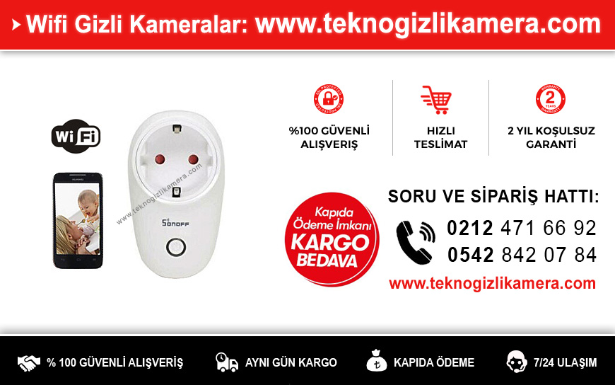 tekli priz wifi kamera