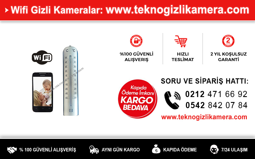 termometre wifi gizli kamera