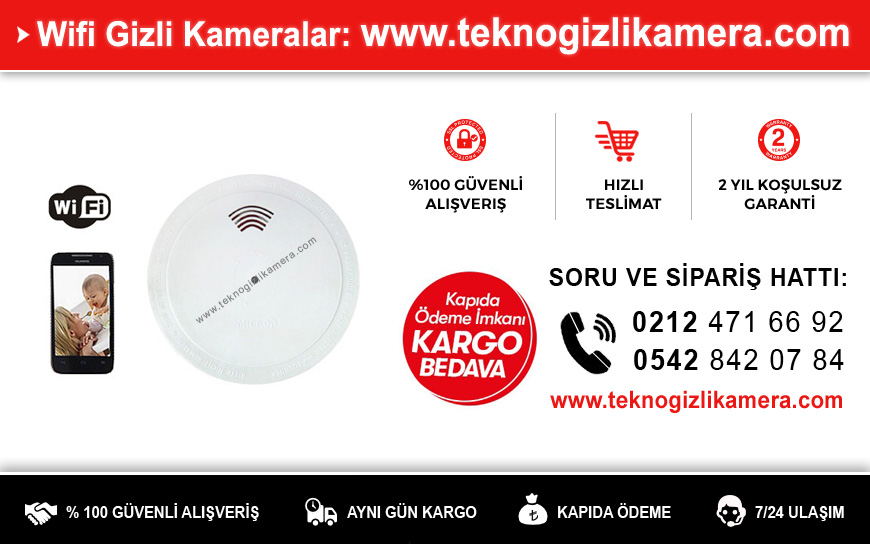 yangın sensörü wifi kamera