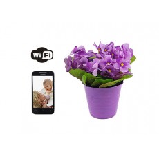 Mini Masa Üstü Çiçek Gizli Kamera Wifi İP